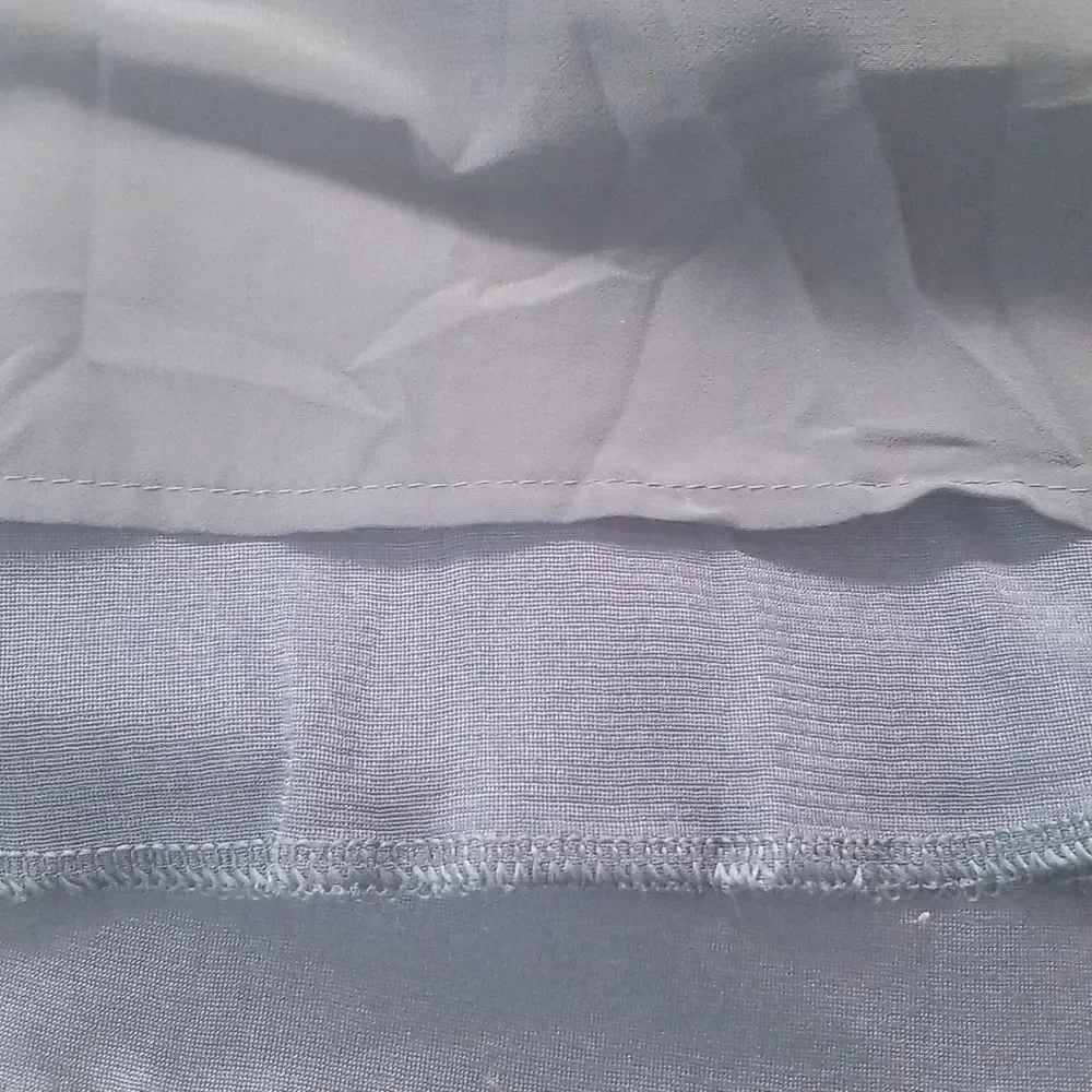Blue chiffon top